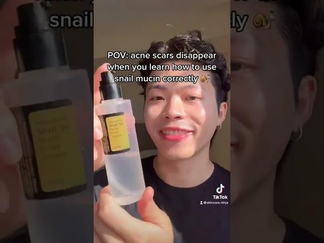 iykyk how to use snail mucin correctly