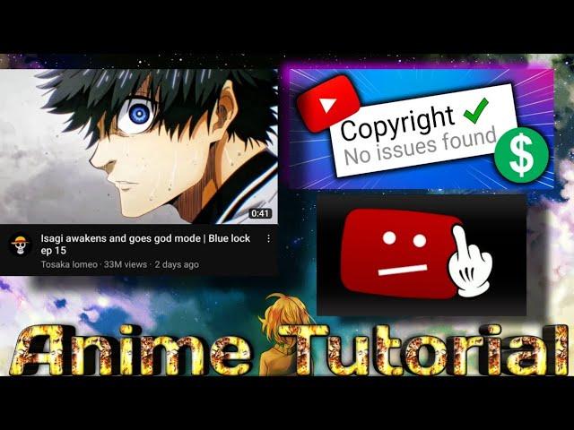 Avoid copyright claim on anime videos with this method ( Capcut editing Tutorial )