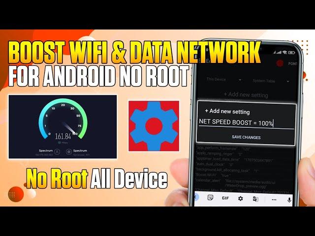Boost Internet Connection Wifi & Data Network With SetEdit Codes | No Root