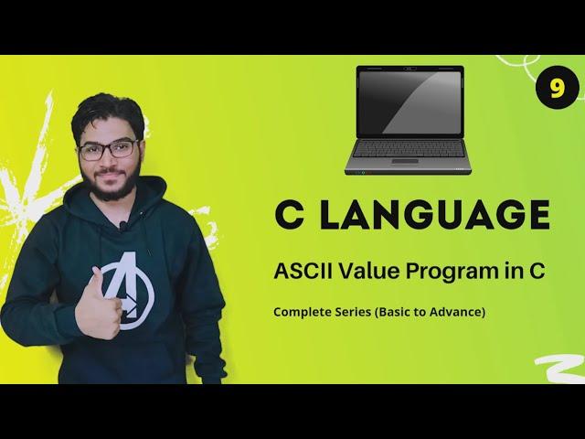 Program to Find ASCII Value | C Tutorial in Hindi #9