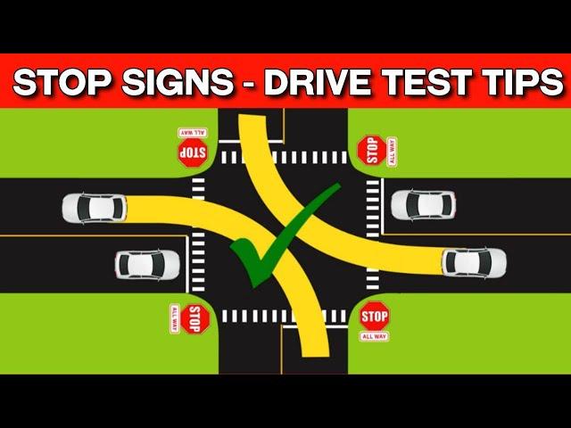 Mastering STOP SIGNS - Essential Driving Tips for Road Test || Toronto Drivers