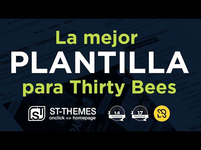 La mejor plantilla para Thirty Bees: Panda - compatible con PrestaShop 1.6 y 1.7