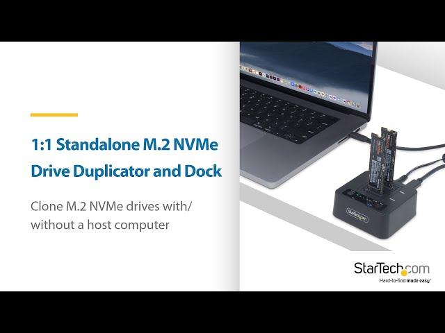 M2-HDD-DUPLICATOR-N1 - Clone M.2 NVMe Drives | StarTech.com