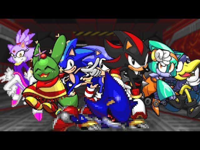 Sonic Robo Blast 2 but MORE addons race Metal Sonic