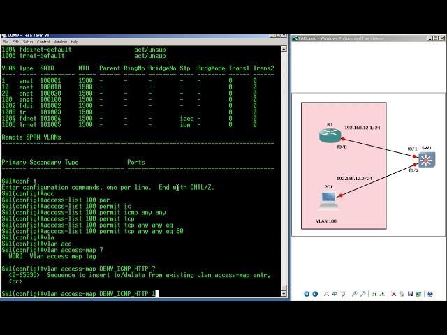 Configure VLAN Access List (VACL) on Cisco Switches