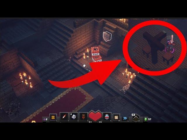 Unsettling Gold Chest & Wraith Ambush Secret In Underhalls! | Minecraft Dungeons