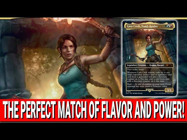 EDH/Commander Lara Croft, Tomb Raider Deck Tech Card by Card