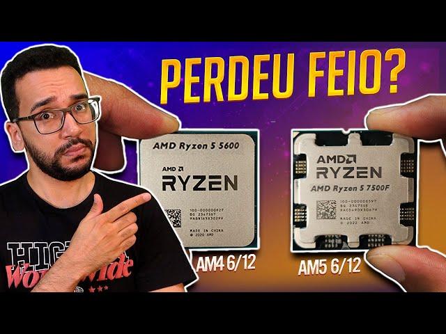 ENVELHECEU MAL? R5 6/12 AM4 VS R5 6/12 AM5 - RYZEN 5 5600 VS RYZEN 5 7500F