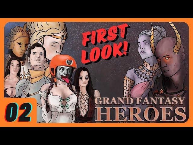 Let's Play Grand Fantasy Heroes ¦ First Look at this party based RPG auto-battler ¦ Ep 2