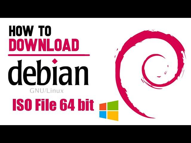 How to Download Debian Linux ISO File 64 Bit  Easy Way