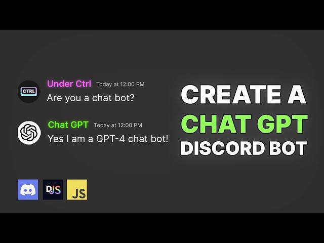  Create a Chat GPT Bot in Discord (with GPT-4)