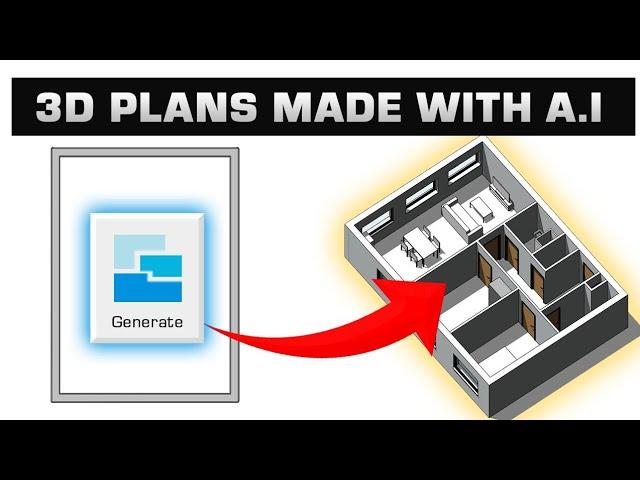 CREATE AUTOMATIC FLOORS PLANS INSTANTLY using A.I ! Revit 2023 - Planfinder plugin