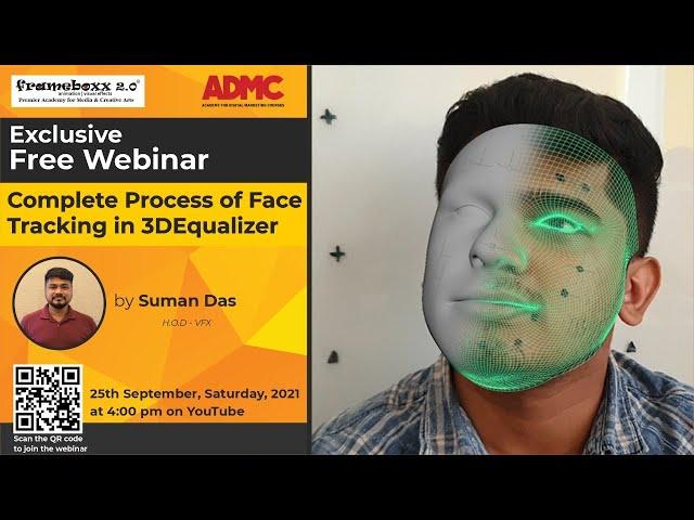 Webinar | Complete Process of Face tracking in 3D Equalizer