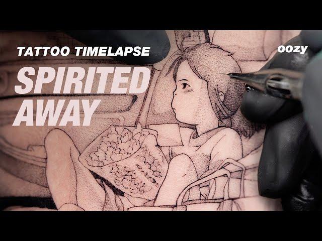 Spirited away TATTOO TIMELAPS [oozytattoo]