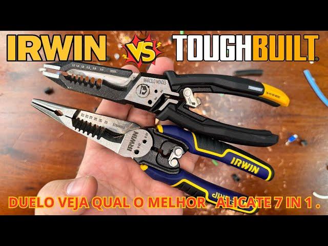 IRWIN VERSUS TOUGHBUILT, QUAL O MELHOR ALICATE 7 IN 1 ? VEJA NOSSO TESTE #irwin #toughbuilt