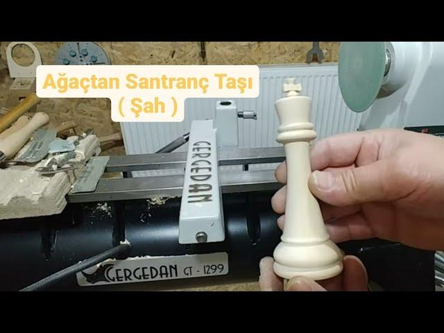 Ahşaptan Santranç Taşı #woodworking