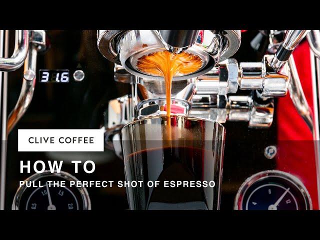 How to pull the perfect shot of espresso