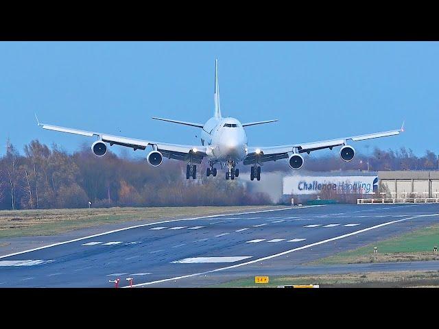 [4K] CROSSWIND from Day & Night  - Liege Airport PlaneSpotting - 50 Mins of Pure Aviation ️