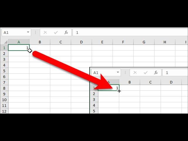 How to enable fill handle and cell drag and drop in excel | Drag to fill not working