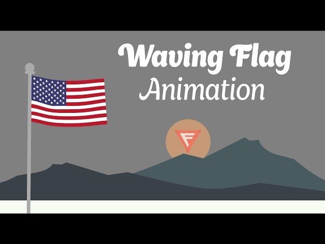 Waving Flag Animation tutorial in After effects with script: Autosway