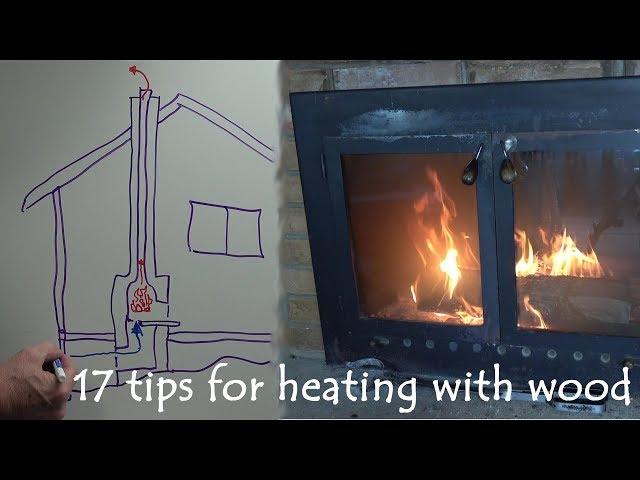 Heating Your House Efficiently with a Wood Burning Fireplace or Stove