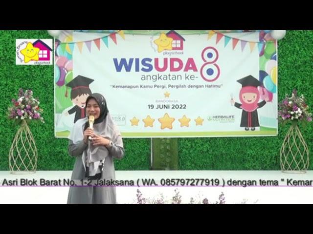 Wisuda Rumah Bintang Playschool Angkatan ke-8 TA 2021/2022 II Sambutan Adik Kelas #wisudapaud