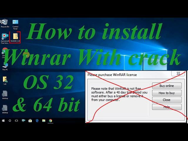 How to install Winrar Crack  OS 32 & 64 bit