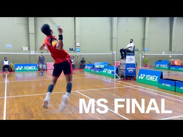 MEN'S SINGLES FINAL | AJAY SATISH V/S UDITH  ALL KERALA SENIOR RANKING BADMINTON  TOURNAMENT