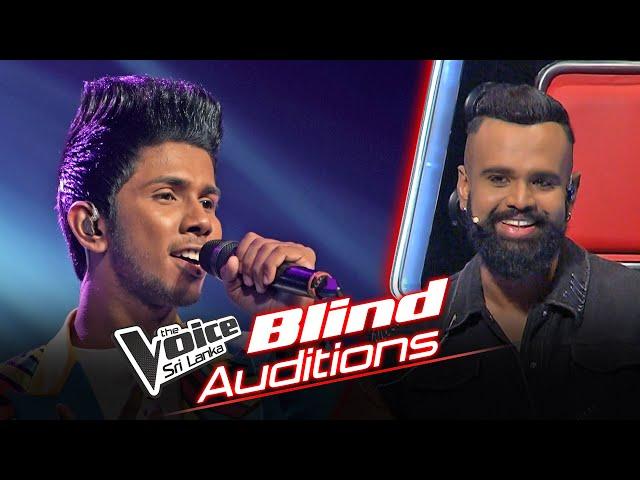 Akhila Dissanayake | Daffodil Mala (ඩැෆඩිල් මල) | Blind Auditions | The Voice Sri Lanka