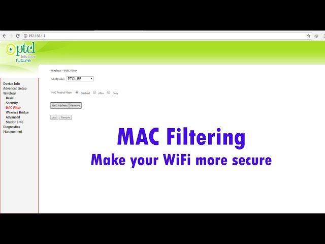 How to set MAC address in WiFi router