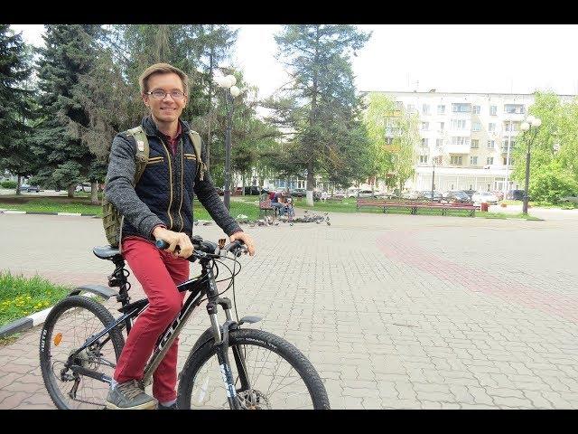 БелПресса: Тимур Халиуллин на велосипеде / Timur Khaliullin rides a bike in Belgorod