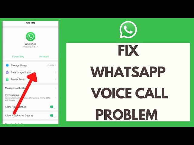 How to Fix WhatsApp Voice Call Problem (2021) | WhatsApp Voice Call Not Working