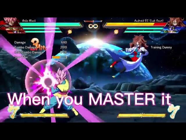 Goku black combo mastery| DBFZ