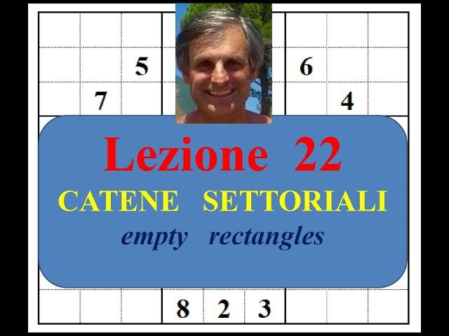 Lez. 22 - empty rectangles o catene settoriali