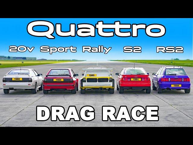 Audi 5 Cylinder Turbo DRAG RACE