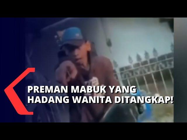 Polisi Tangkap Preman Mabuk yang Hadang Perempuan, 2 Anaknya Sampai Histeris Ketakutan