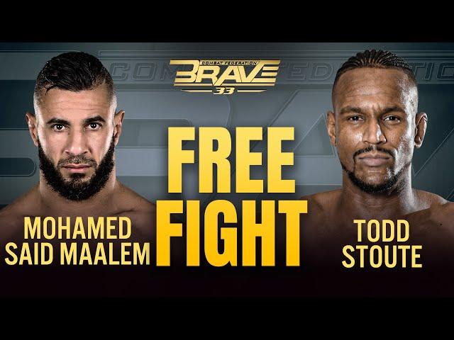 Mohamed Said Maalem vs Todd Stoute | FULL FIGHT | BRAVE CF 33