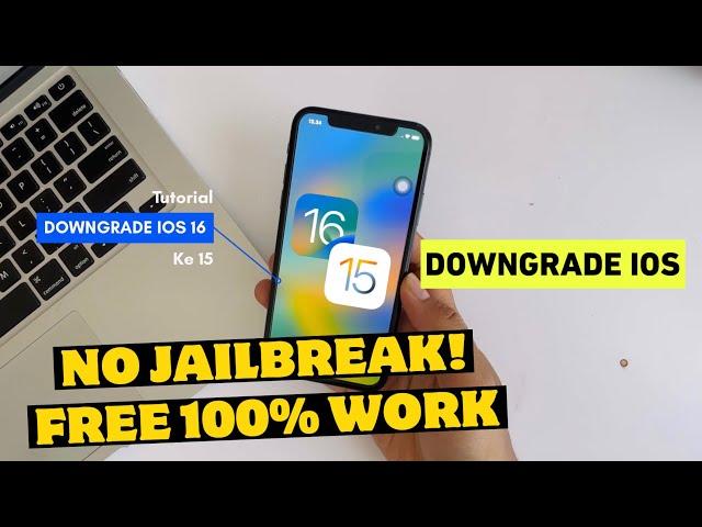 Tutorial Downgrade iOS 16 ke iOS 15 3utool Work 100%