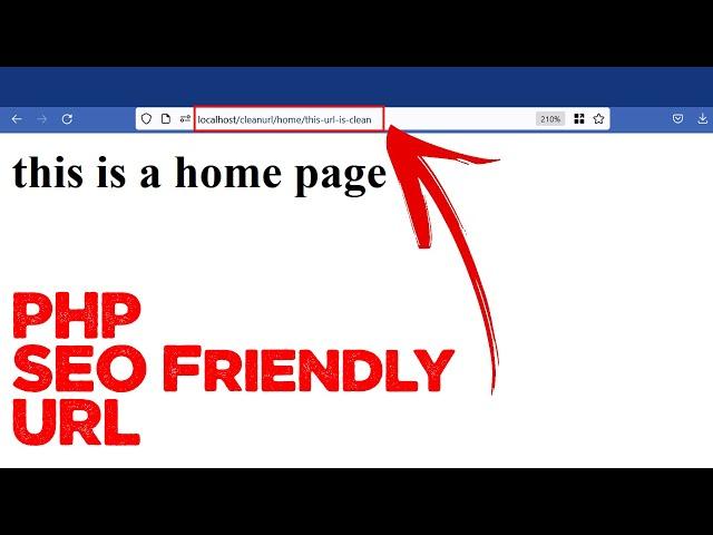 Why & how to get clean SEO friendly URLs in PHP using htaccess file | Quick programming tutorial