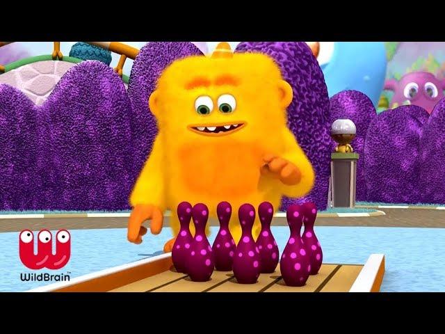 Monster Math Squad | Count the Bowling Pins | Learning Numbers Series