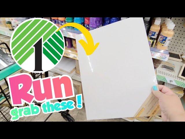 Grab DOLLAR TREE Canvas For These GENIUS Spring DIY Crafts