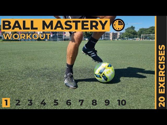 Ball Mastery Workout 1 of 10 | Football Training | Homework (U9-U14)