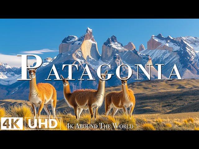 PATAGONIA 4K • Scenic Relaxation Film with Peaceful Relaxing Music and Nature Video Ultra HD