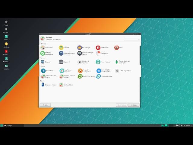 Checking out Manjaro Xfce 17.1.6