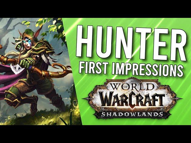 Hunters In Shadowlands Alpha! First Impression - WoW: Shadowlands Alpha