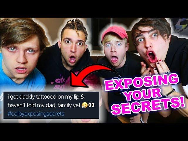 REVEALING YOUR SECRETS | w/ roommates | Colby Brock