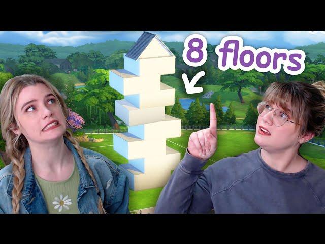 building an 8 floor home for 8 sims in the sims 4 | Growing Together #sponsored