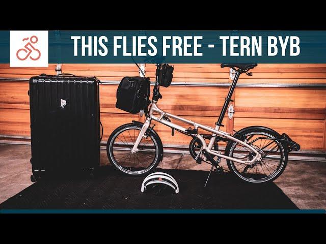 How I Fly My Bike For Free - How I pack my folding bike the Tern BYB for flying