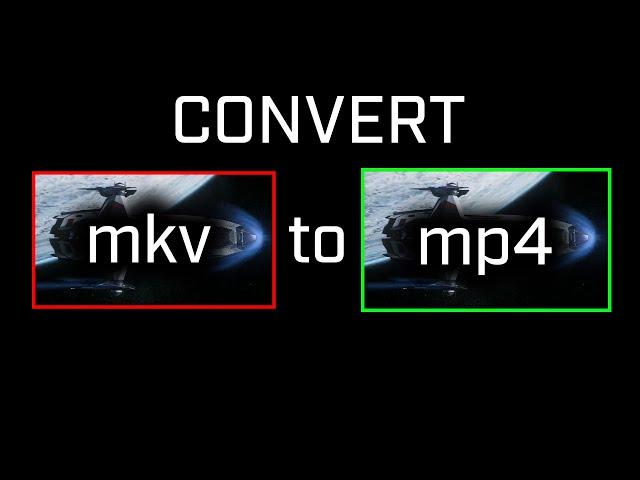 How to convert/remux mkv files to mp4 using OBS