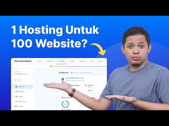 1 Hosting Untuk 100 Website? Review HPanel Niagahoster